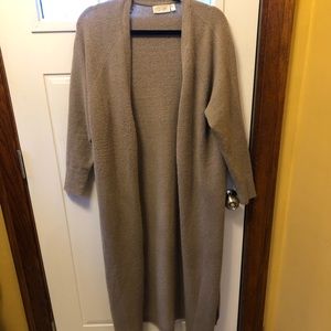 NEW tan duster cardigan sweater